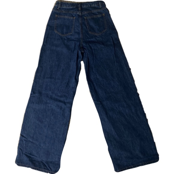 blue heart printed jeans - Picture 2 of 2